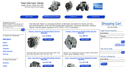 Desktop Screenshot of fleetalternatorstarter.com